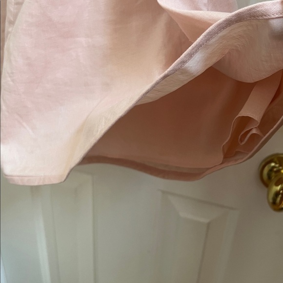 Zimmermann Dancer Linen Day Mini Dress In Blush Size 0 - Picture 11 of 11